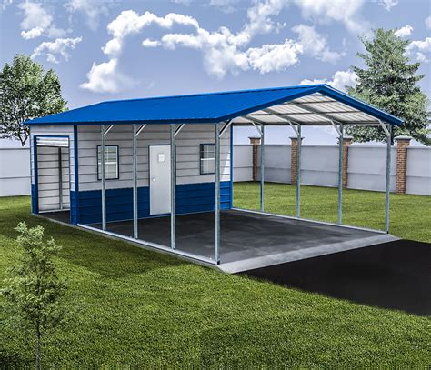 metal building garage house|maxsteel carport with storage building.